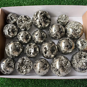 Lot 19 pcs Pyrite Sphere*