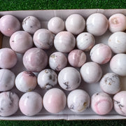 Lot 29 pcs Pink Opal Sphere*