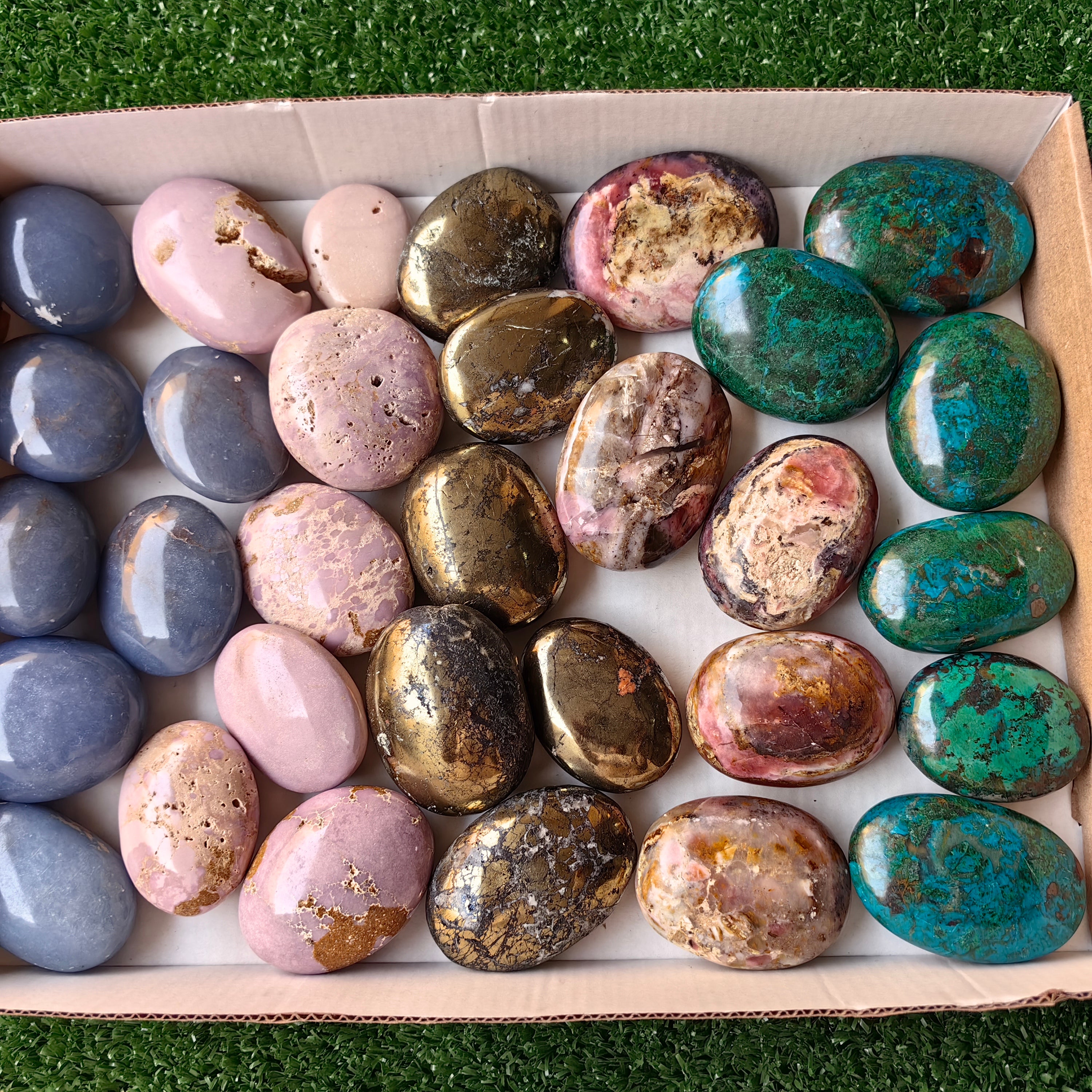 Lot 31 pcs Mixed Stone Palm