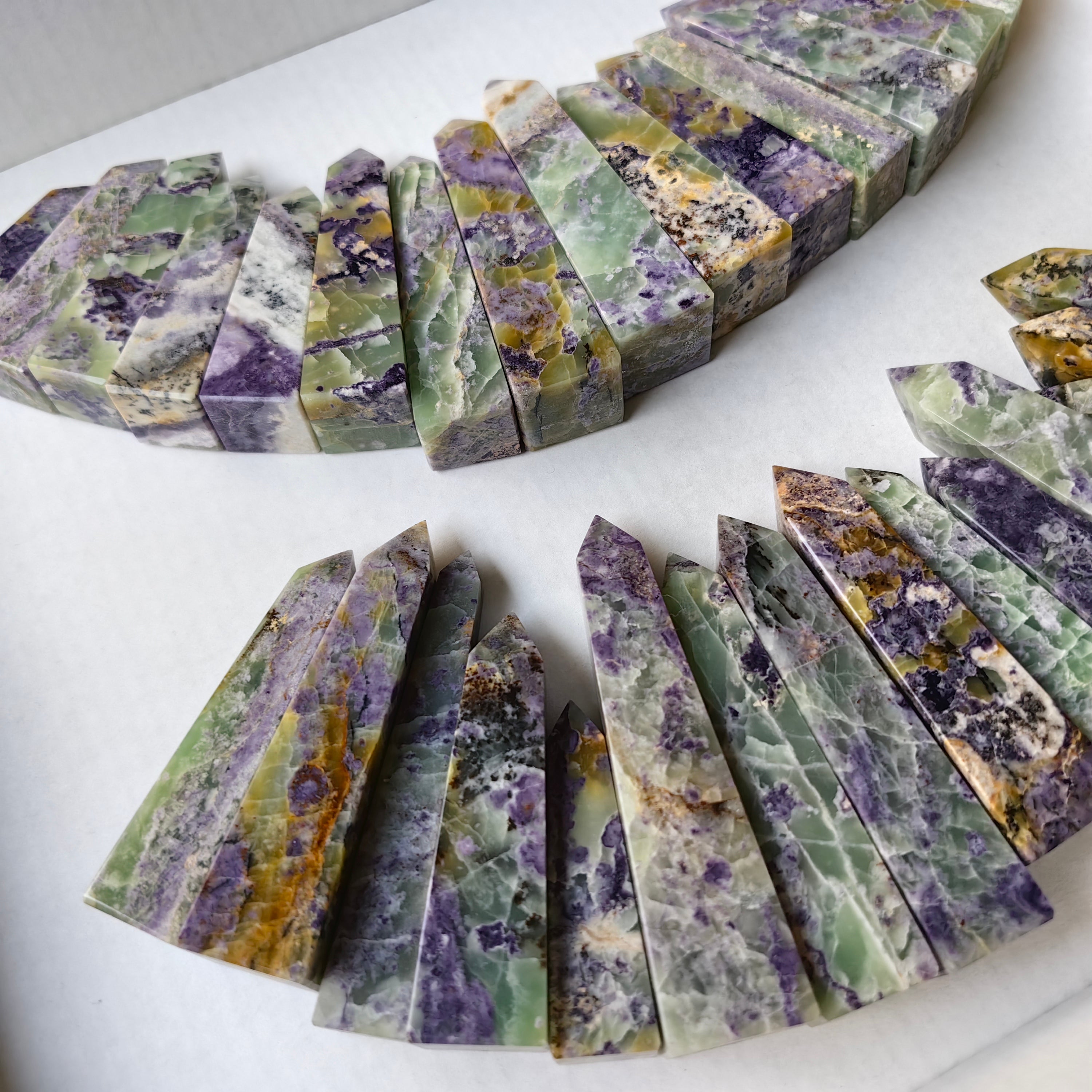 Lot 32 pcs Bolivianite Tower