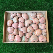 Lot 28 pcs Rhodonite Heart
