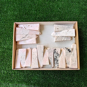 Lot 18 pcs Mangano Calcite Tower