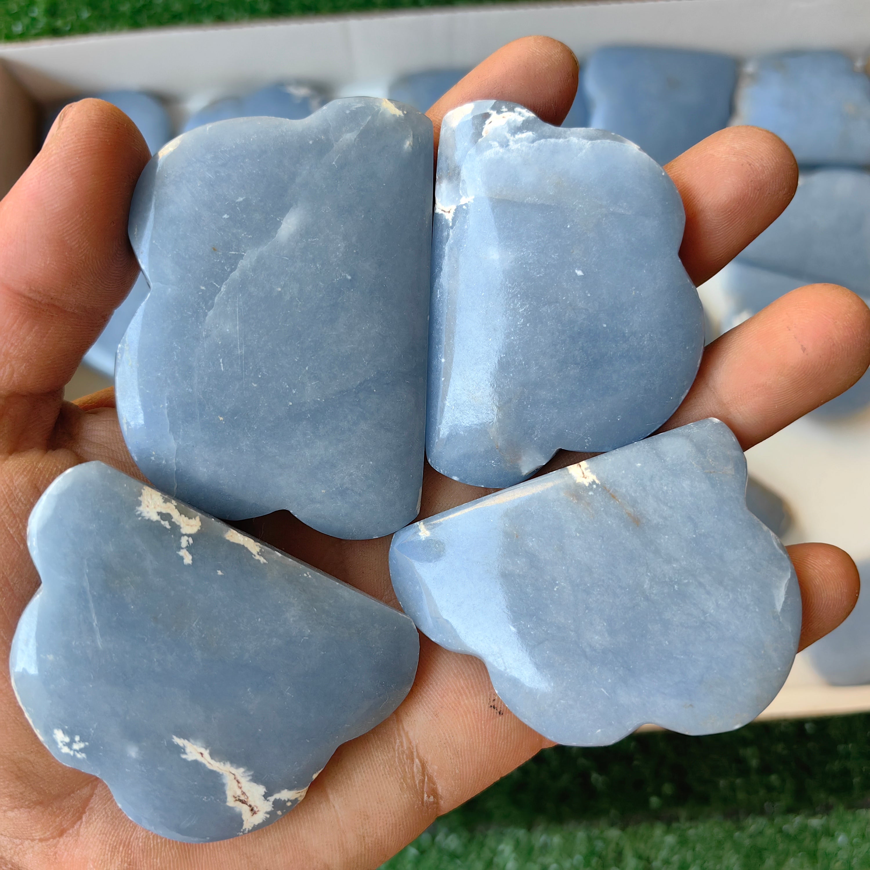 Lot 25 pcs Angelite Clouds