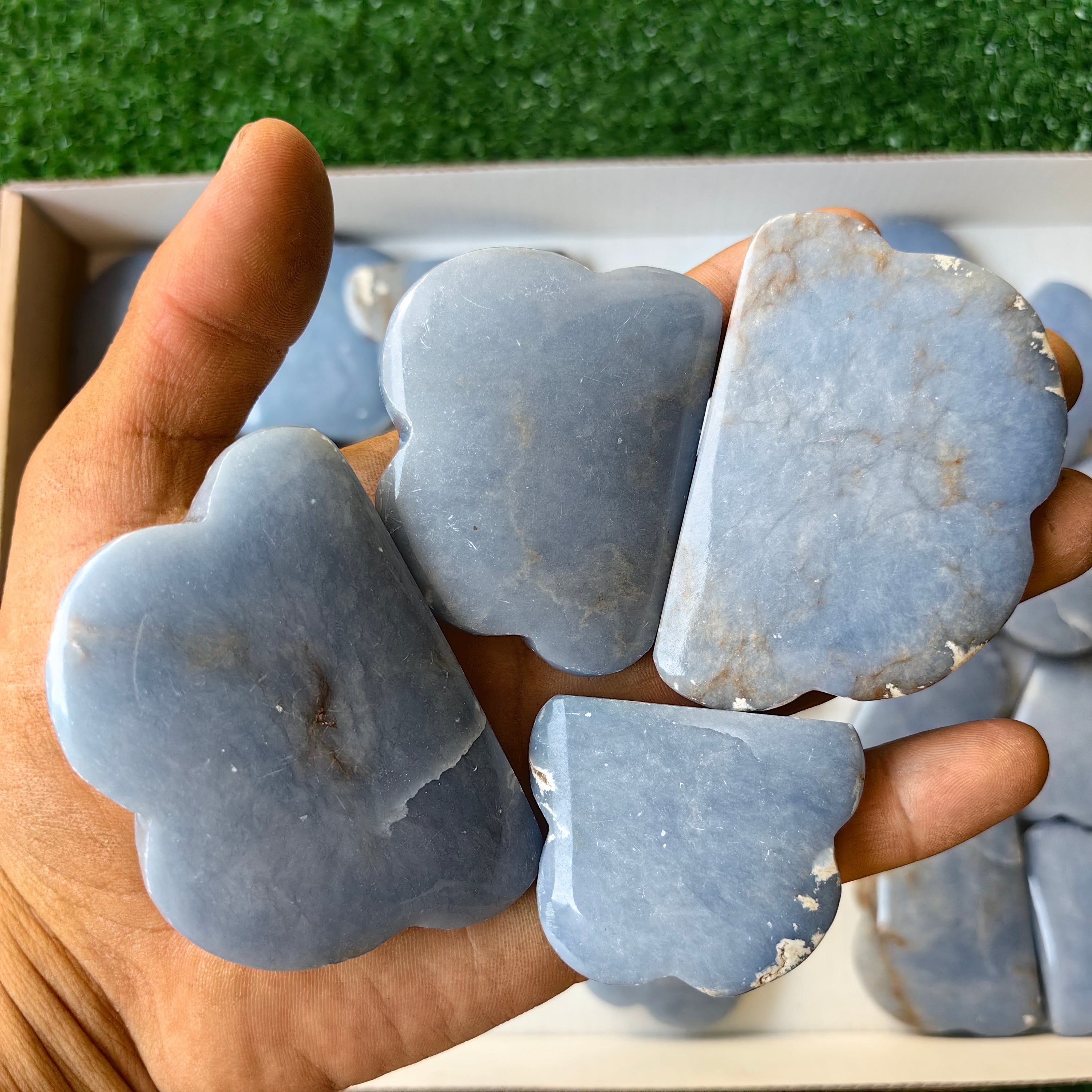 Lot 23 pcs Angelite Clouds