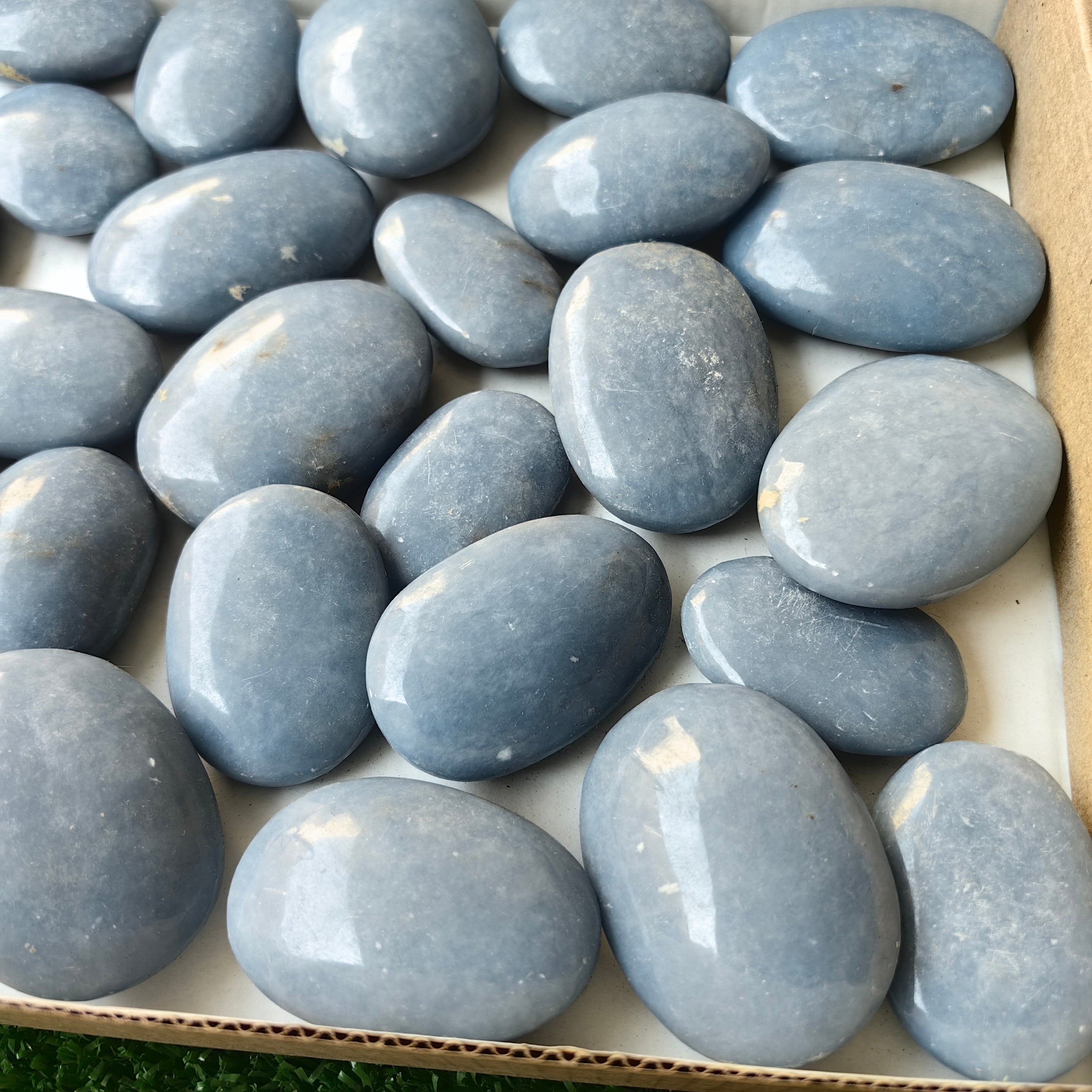 Lot 33 pcs Angelite Palm