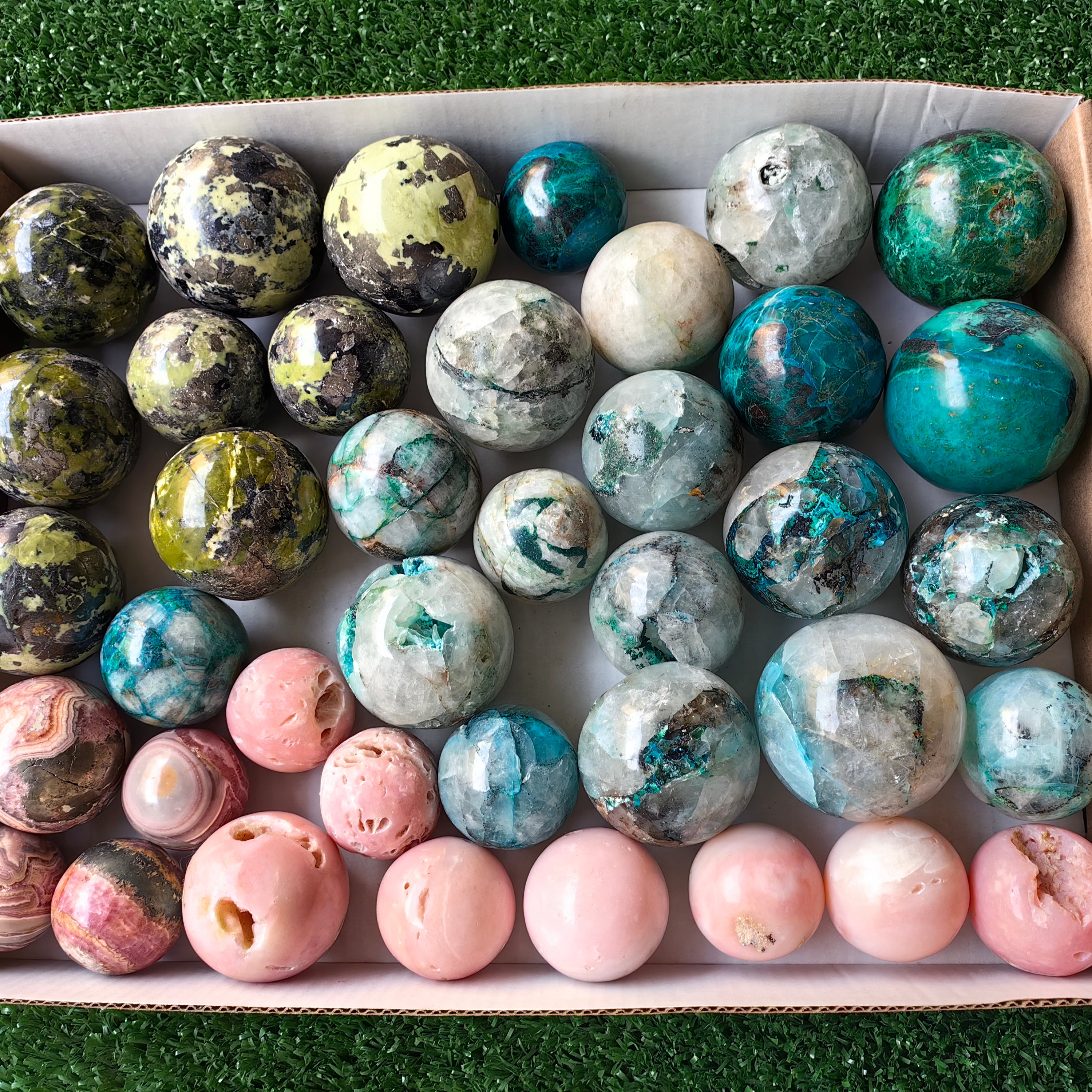 39 pcs spheres mixted
