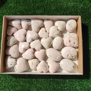 28 pc mangano calcite heart & palms