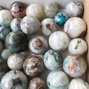36 pc chrysocolla quartz
