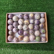 34 bolivianite spheres