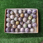 35 bolivianite spheres