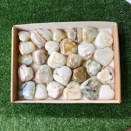 27 pc blue opal hearts