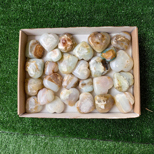 27 pc blue opal hearts