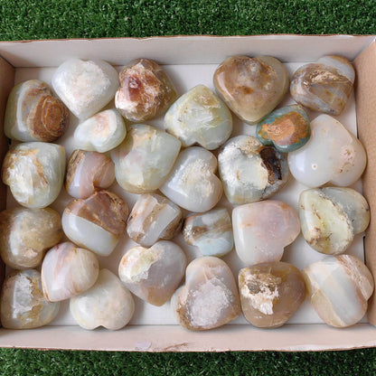 27 pc blue opal hearts