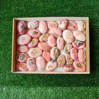 34 pc pink opal palms
