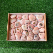 26 pc pink opal hearts