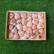 28 pc pink opal hearts