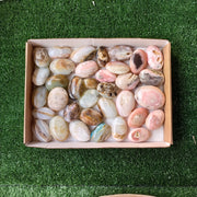 35 pc pink opal & blue opal palms