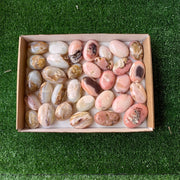 33 pc pink opal & blue opal palms