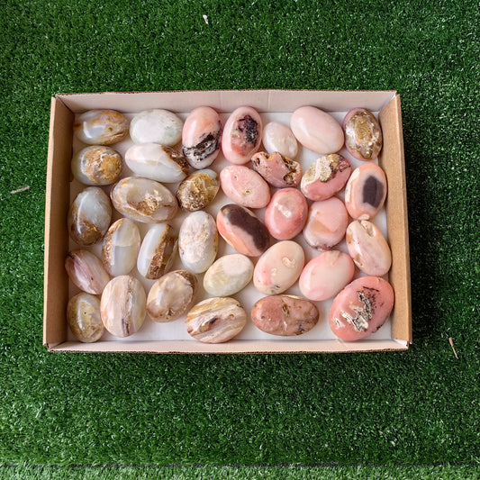 33 pc pink opal & blue opal palms