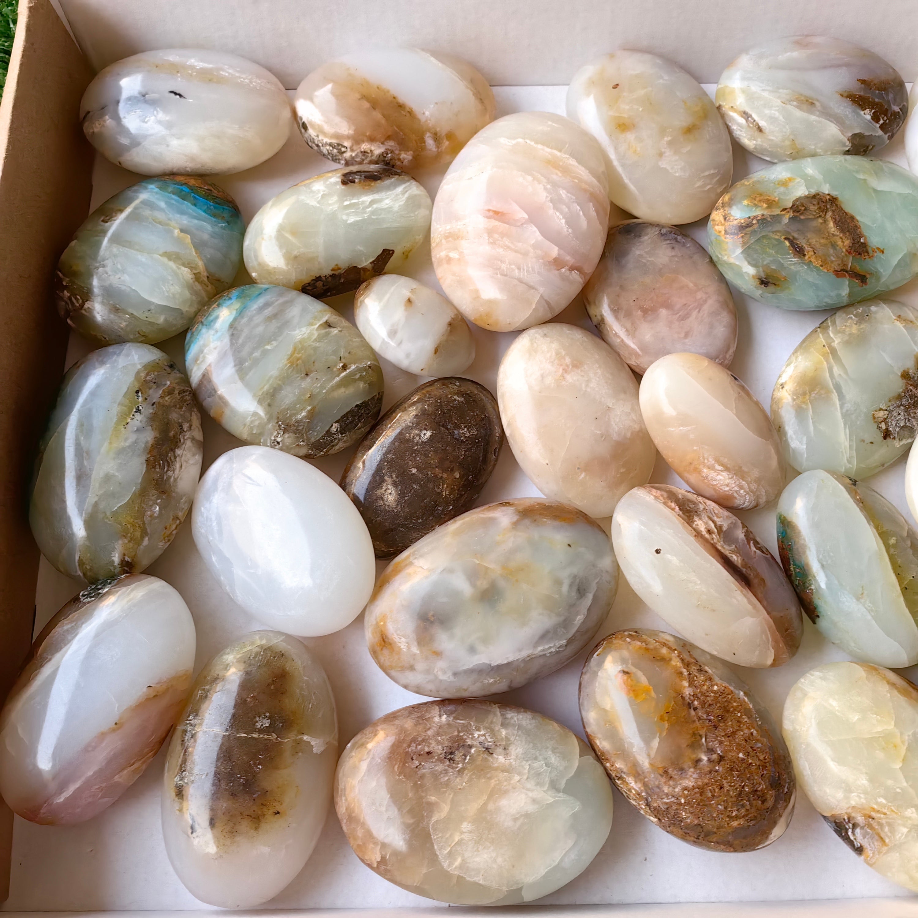 33 pc blue opal palms
