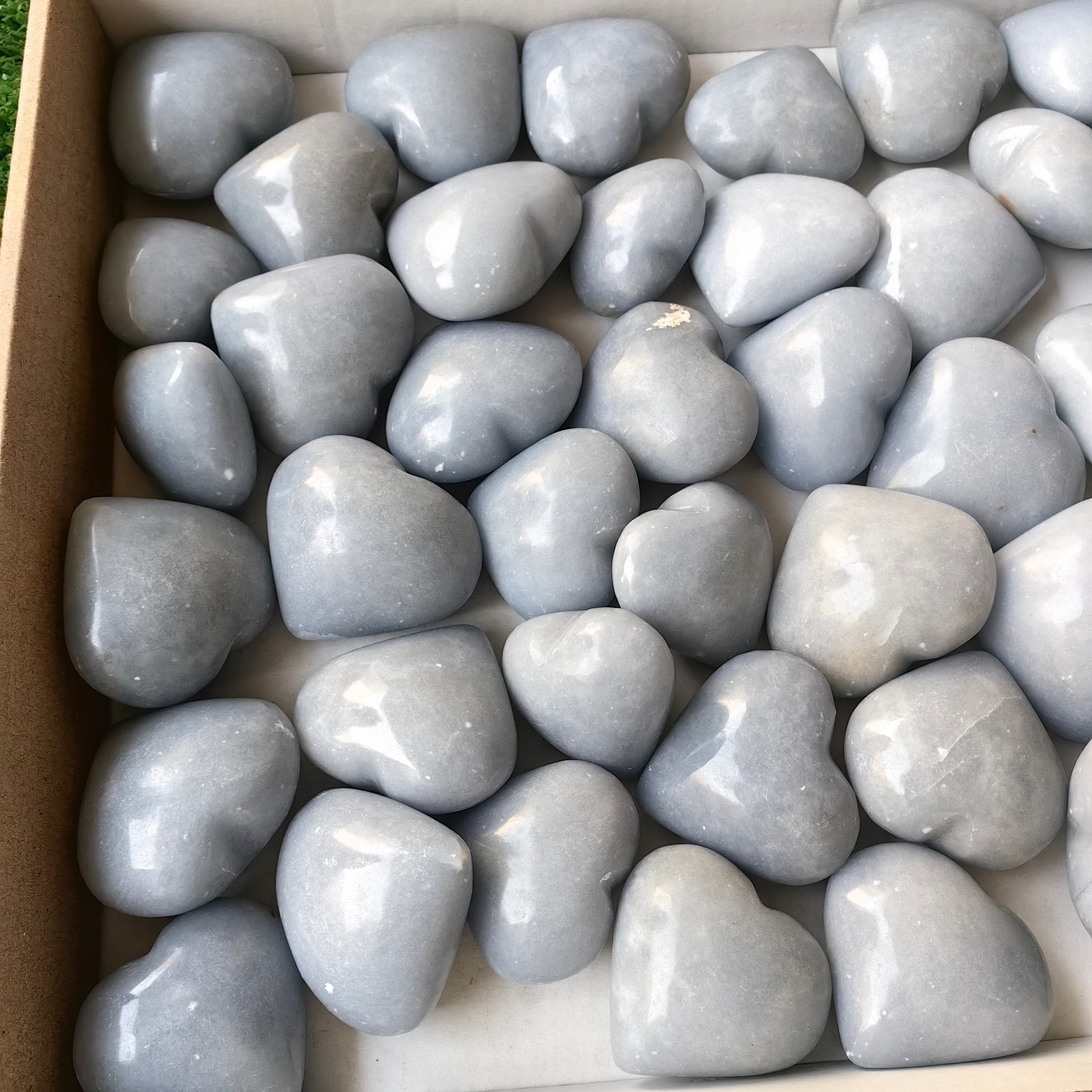 49 pc angelite hearts