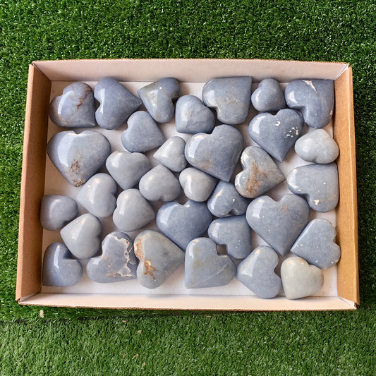 33 pc angelite hearts
