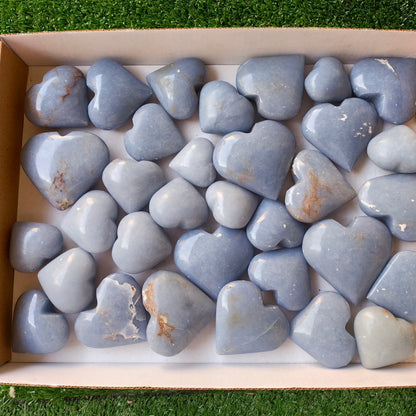 33 pc angelite hearts
