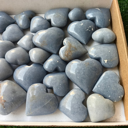 33 pc angelite hearts
