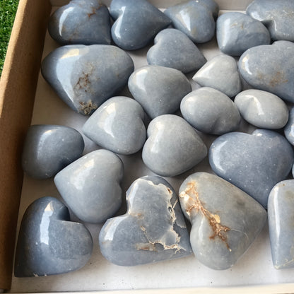 33 pc angelite hearts