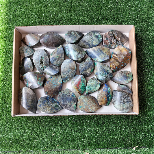 28 pc azurite flames