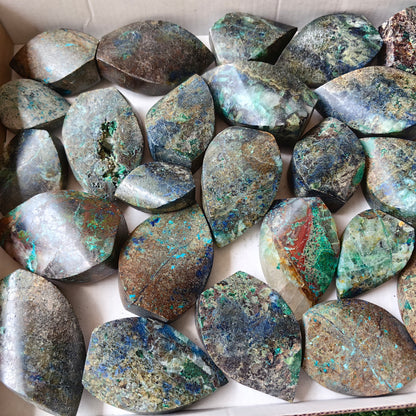 28 pc azurite flames