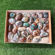 30 pc chrysocolla quartz palms