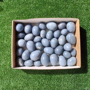 36 angelite hearts