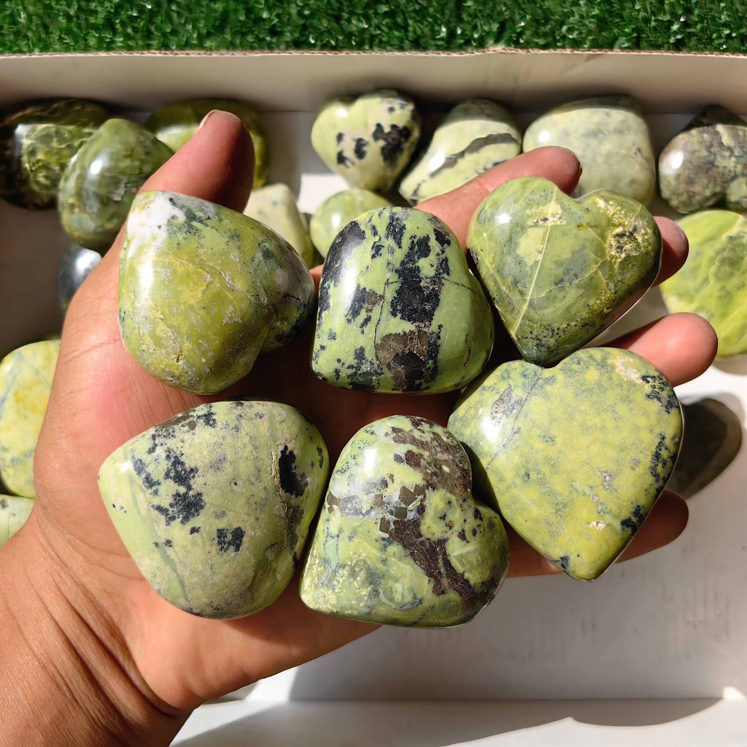 29 pc serpentine palms & hearts