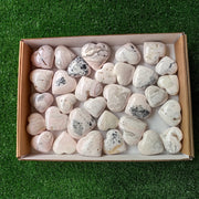 32 pc mangano calcite hearts
