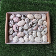 33 pc mangano calcite with rhodonite palms