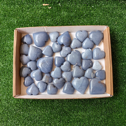 39 pc angelite hearts