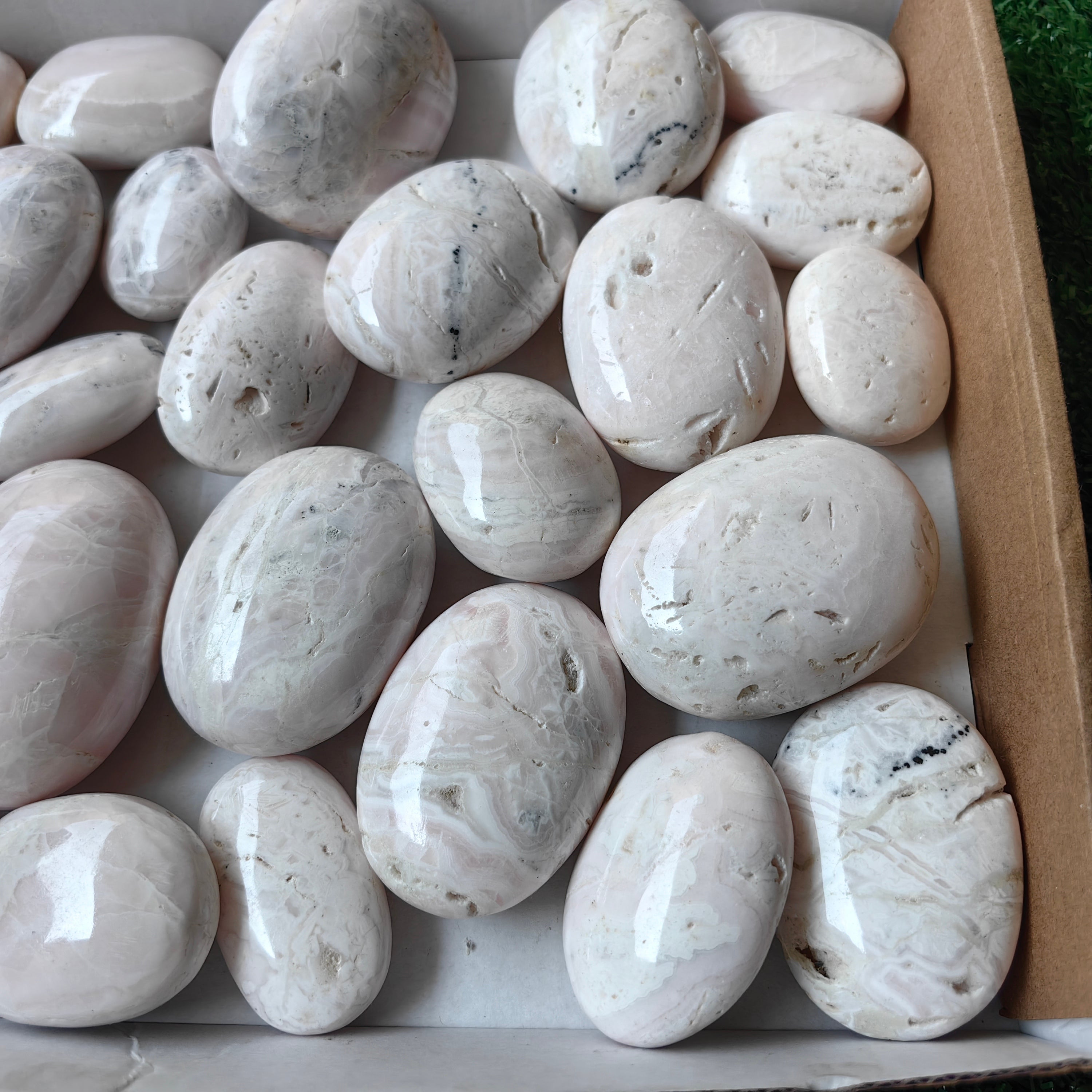 28 pc mangano calcite palms