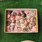 33 pc pink opal hearts
