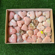 29 pc pink opal hearts