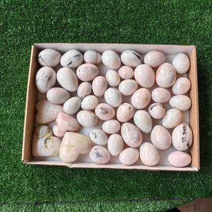 45 pc pink opal eggs & hearts