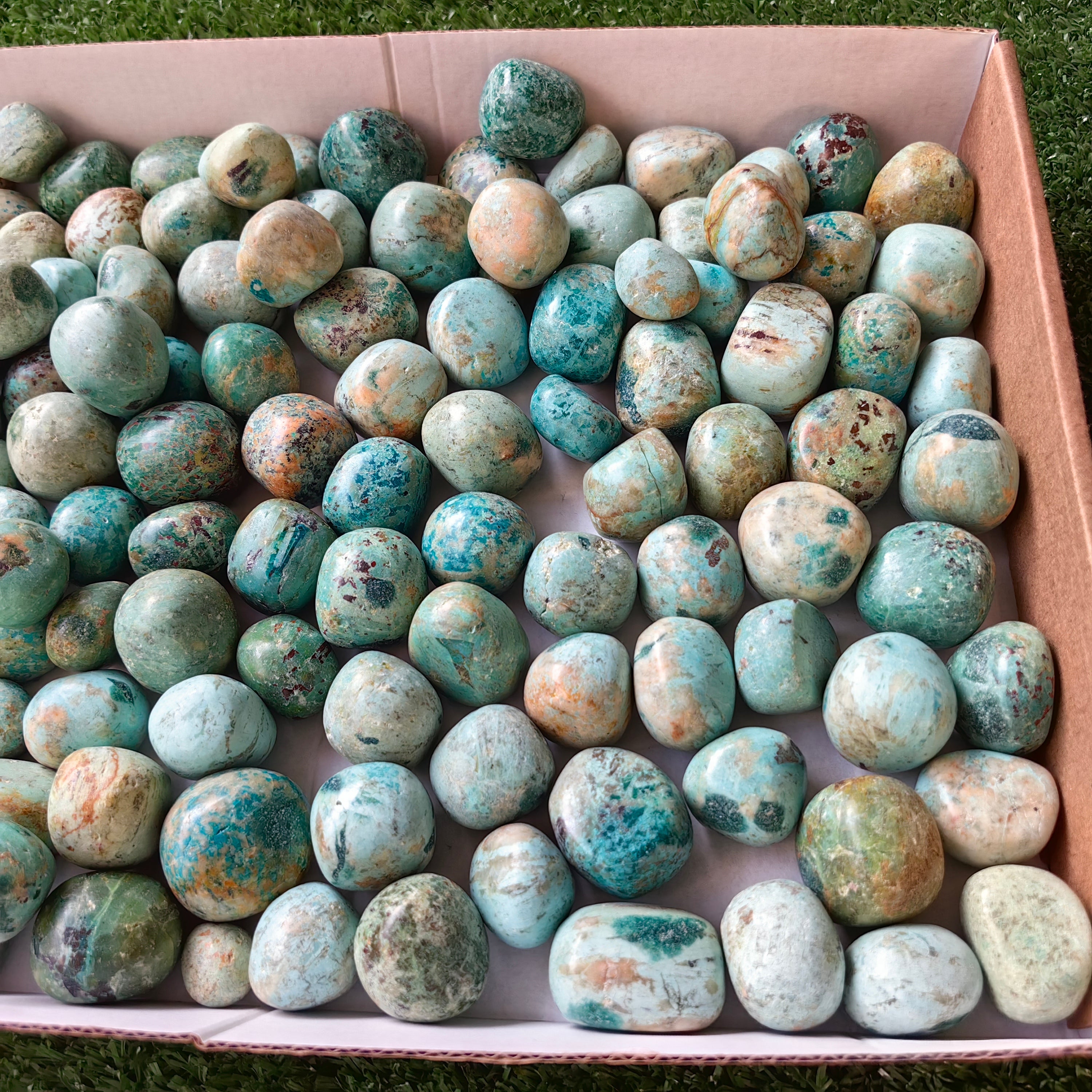 2 kg tumbled peruvian turquoise