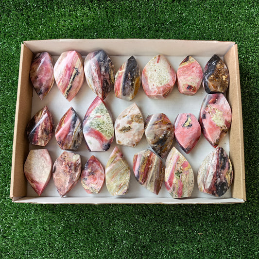 21 pc strawberry pink opal flames