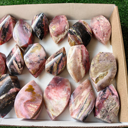 21 pc strawberry pink opal flames