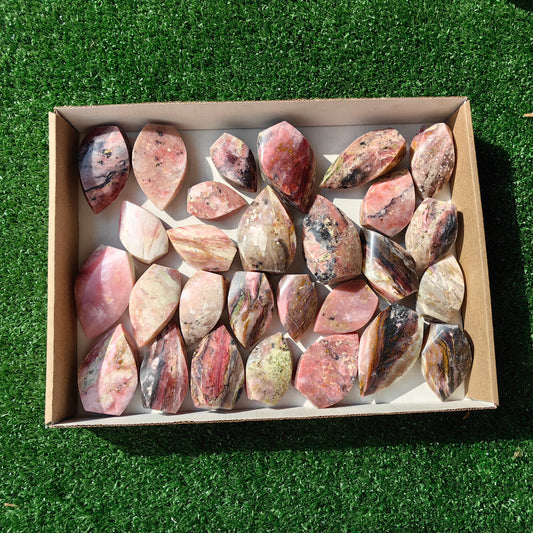 28 pc strawberry pink opal flames