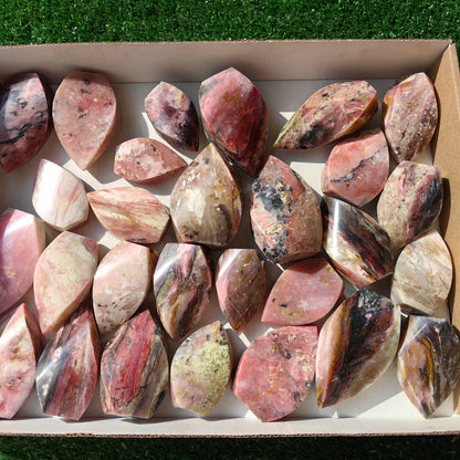 28 pc strawberry pink opal flames