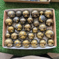 30 pc chalcopyrite with covellite spheres