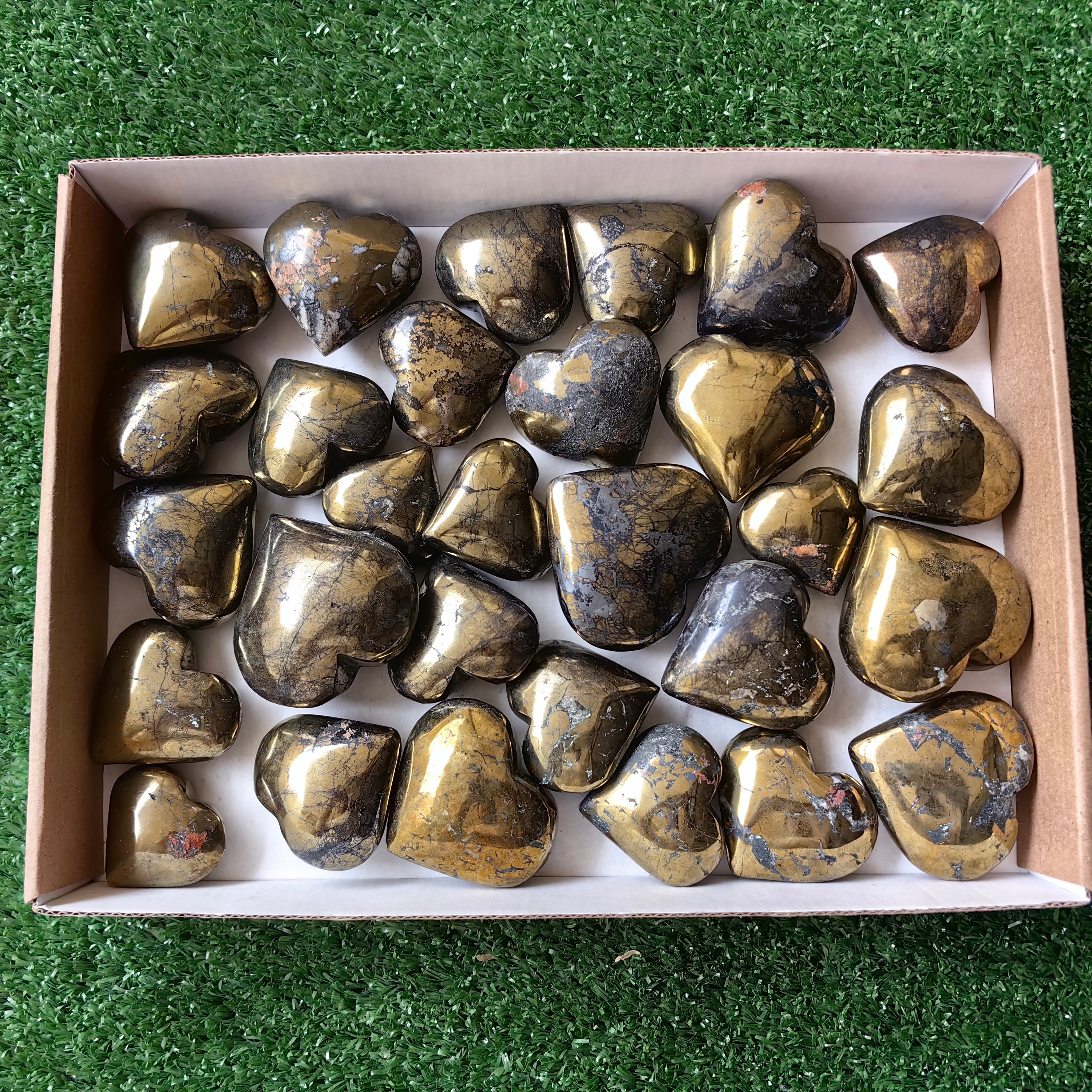 29 pc chalcopyrite with covellite hearts