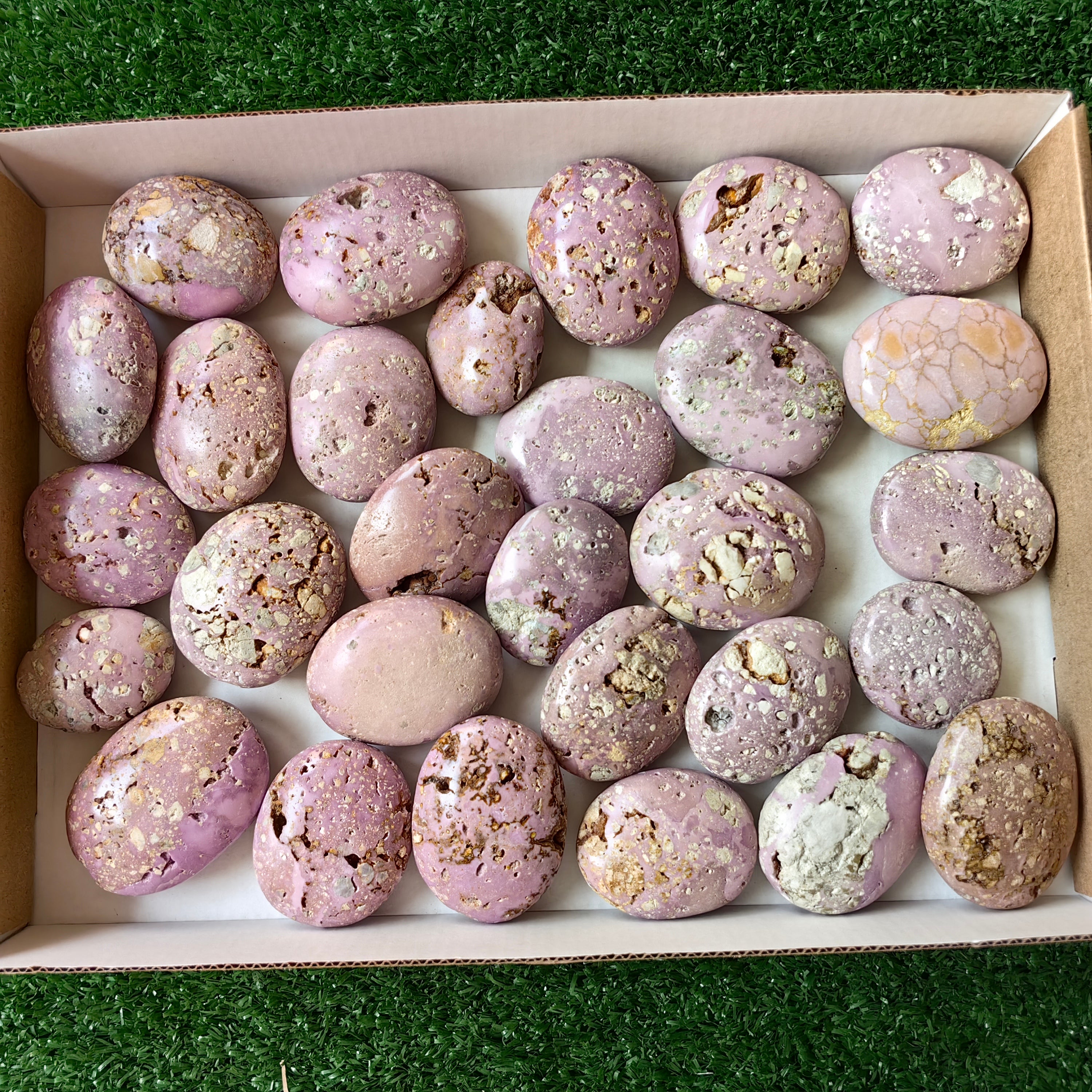 29 pc phosphosiderite drusy palms