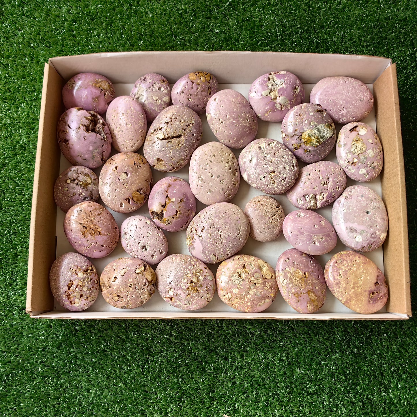 29 pc phosphosiderite drusy palms